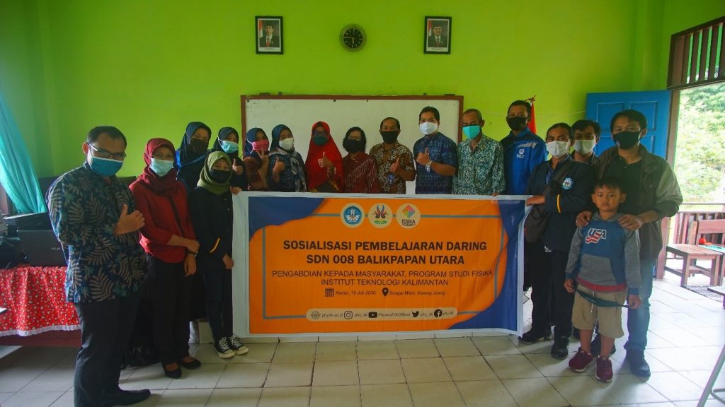 Pengabdian kepada Masyarakat Prodi Fisika Institut Teknologi Kalimantan 16 Juli 2020 di SDN 008 Balikpapan Utara